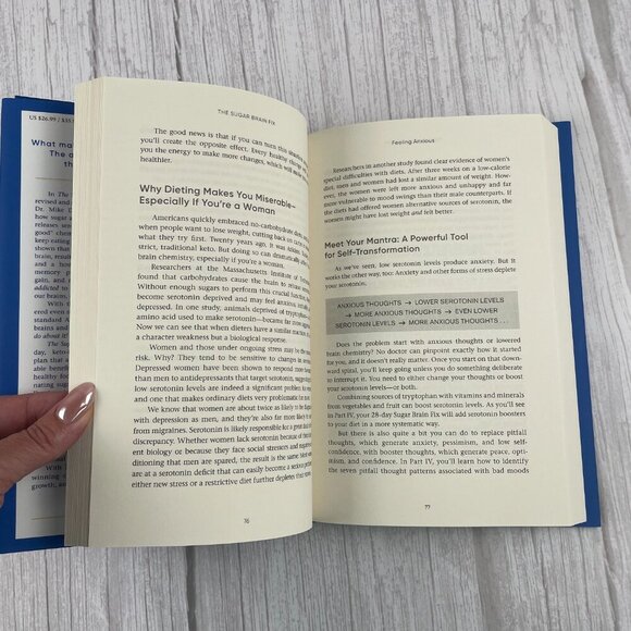 📚 3/$25 The Sugar Brain Fix by Dr. Mike Dow | Hardcover - Picture 4 of 5